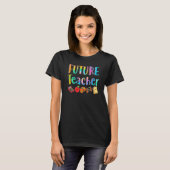 Future Teacher Education School Passed Graduation  T-Shirt (Vorne ganz)