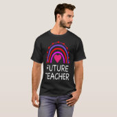 Future Teacher Rainbow Cute Teaching T-Shirt (Vorne ganz)
