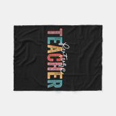 Future Teacher Student Teaching School Teacher In  Fleecedecke (Vorderseite (Horizontal))