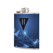 Future Tech Modern Mit Monogramm Flachmann (Links)