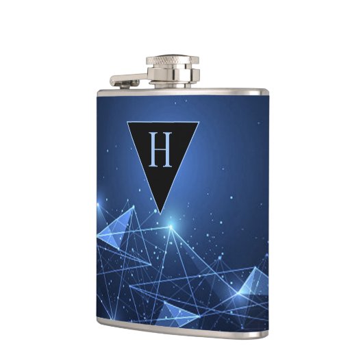 Future Tech Modern Mit Monogramm Flachmann (Links)