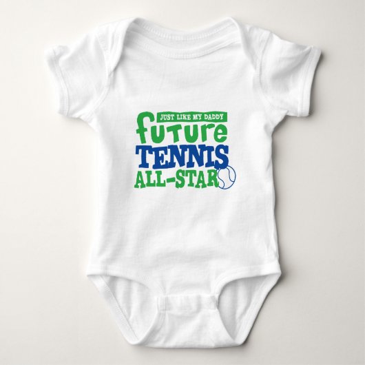 Future Tennis All Star - Junge Baby Strampler (Vorderseite)