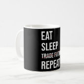 Future Trading Stock Market Kaffeetasse (Vorderseite Links)