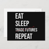 Future Trading Stock Market Postkarte (Vorne/Hinten)