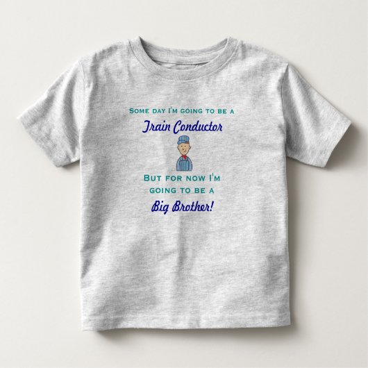 Future Train Conductor Big Brother Shirt (Vorderseite)