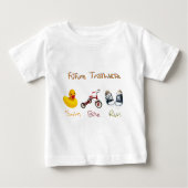 Future Triathlete Baby T-shirt (Vorderseite)