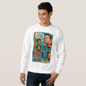 Future-Trillionär-Kind Ehrgeiz Sweatshirt (Vorne ganz)