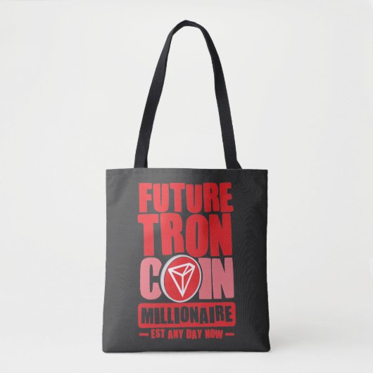 Future TRON Coin Millionaire Tasche (Vorderseite)