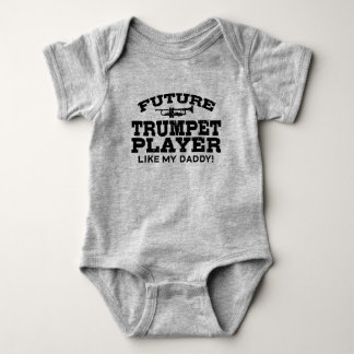 Future Trumpet Player wie mein Vater Baby Strampler