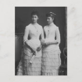 Future Tsarina Alexandra Russland & Schwester Iren Postkarte (Vorderseite)
