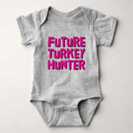 Future Turkey Hunter Baby Bodysuit Strampler