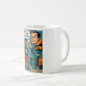 Future Tycoon Retro Pop Art Motivation Mug Kaffeetasse (VorderseiteRechts)