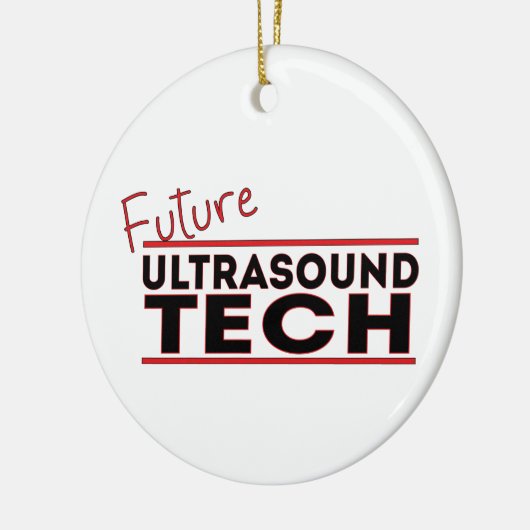 Future Ultrasound Tech Keramik Ornament (Links)