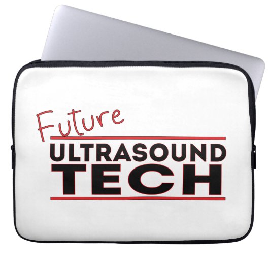 Future Ultrasound Tech Laptopschutzhülle (Vorderseite)