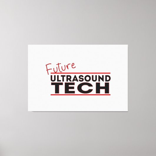 Future Ultrasound Tech Leinwanddruck (Vorderseite)
