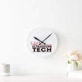 Future Ultrasound Tech Runde Wanduhr (Zuhause)