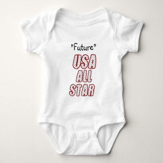 Future USA All Star Baby Strampler (Vorderseite)