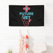 Future Vet Cute Veterinarian Banner (Insitu)