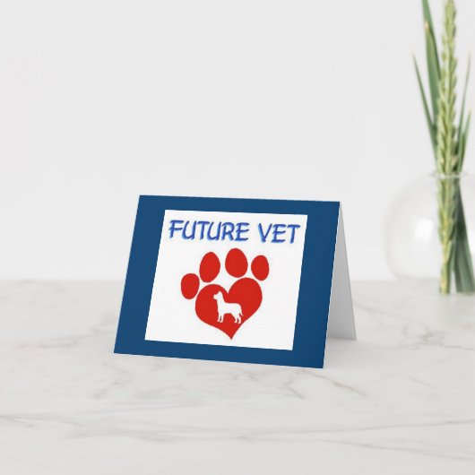 Future Vet - Hund Einladung (Vorderseite)