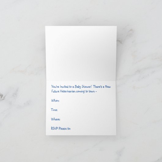 Future Vet - Hund Einladung (Innenseite)