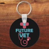 Future Vet Niedlich Veterinary Schlüsselanhänger (Vorderseite)