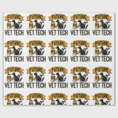Future Vet Tech Geschenkpapier (Flach)