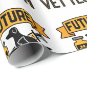 Future Vet Tech Geschenkpapier (Rolleneckpunkt)