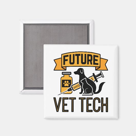 Future Vet Tech Magnet (Vorderseite/Rückseite)
