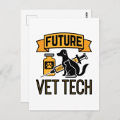 Future Vet Tech Postkarte (Vorne/Hinten)