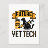Future Vet Tech Postkarte (Vorderseite)