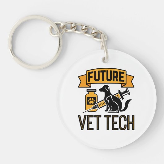 Future Vet Tech Schlüsselanhänger (Vorderseite)