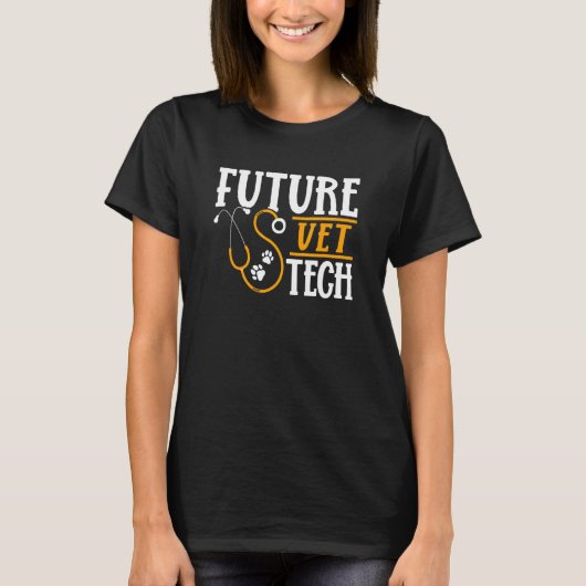 Future Vet Tech Veterinary Vet Tech T-Shirt (Vorderseite)