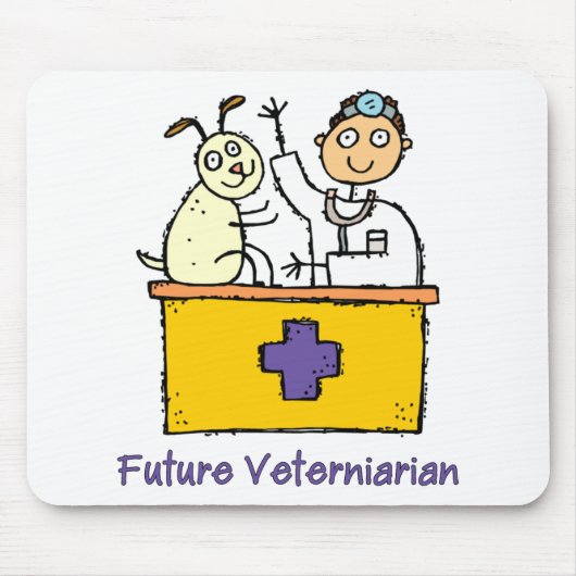 Future Veterinarian - Boy Mousepad (Vorne)