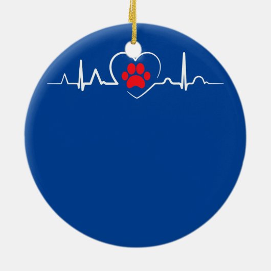 Future Veterinarian Docals Animals Lover Keramik Ornament (Hinten)