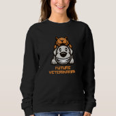 Future Veterinarian Fun Vet Student 2 Sweatshirt (Vorderseite)