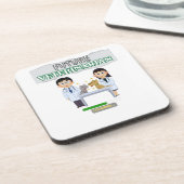 Future Veterinarian Loading – Vet Student Design Getränkeuntersetzer (Linke Seite)