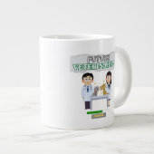 Future Veterinarian Loading – Vet Student Design Jumbo-Tasse (Vorderseite Rechts)