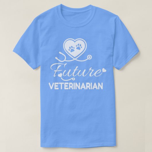 Future Veterinarian veterinarian schoolvet student T-Shirt (Design vorne)