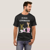 Future Veterinary Funny Animal Lover T-Shirt (Vorne ganz)