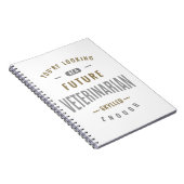 Future Veterinary Gift Ideen Notizblock (Rechte Seite)