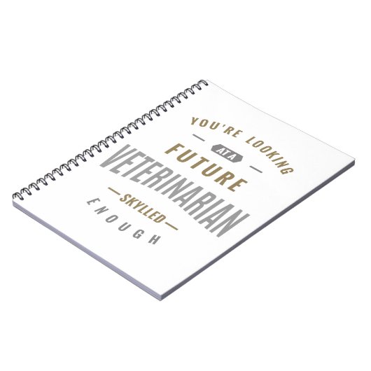 Future Veterinary Gift Ideen Notizblock (Linke Seite)