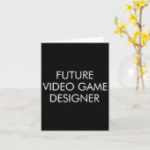 Future Video Game Designer - Karte (Gelbe Blume)