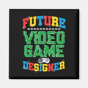 Future Video Game Designer T Shirt Boys Girls Kind Magnet