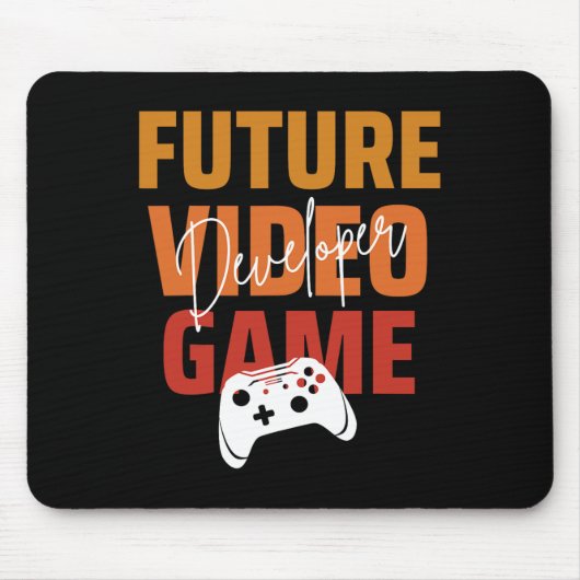 Future Video Game Developer - Funny Game Designer Mousepad (Vorne)