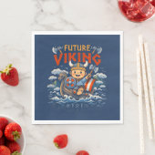 Future Viking Funny Norwegian Napkins Serviette (Beispiel)
