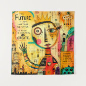 Future - Wall Art  Wandteppich (Vorderseite)