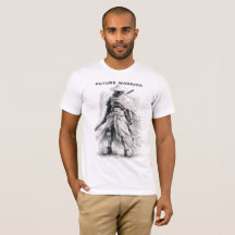 Future Warrior Grafik-T-Shirt - Cyberpunk Samurai