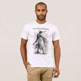 Future Warrior Grafik-T-Shirt - Cyberpunk Samurai  T-Shirt