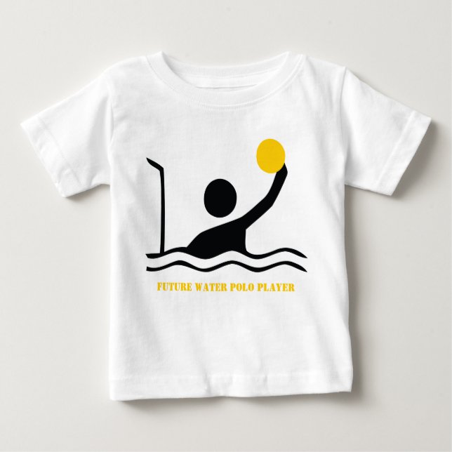 Future Water Polo Player Silhouette Säugling T - S (Vorderseite)