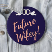 Future Wifey Love Birds Button (Beispiel)